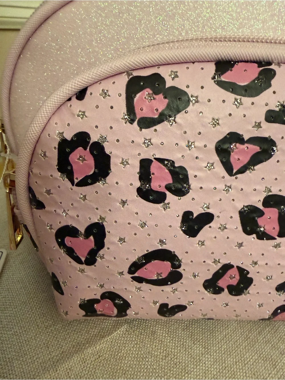 Blush Crush Double Cosmetic Bag Set New ( 2 bags)